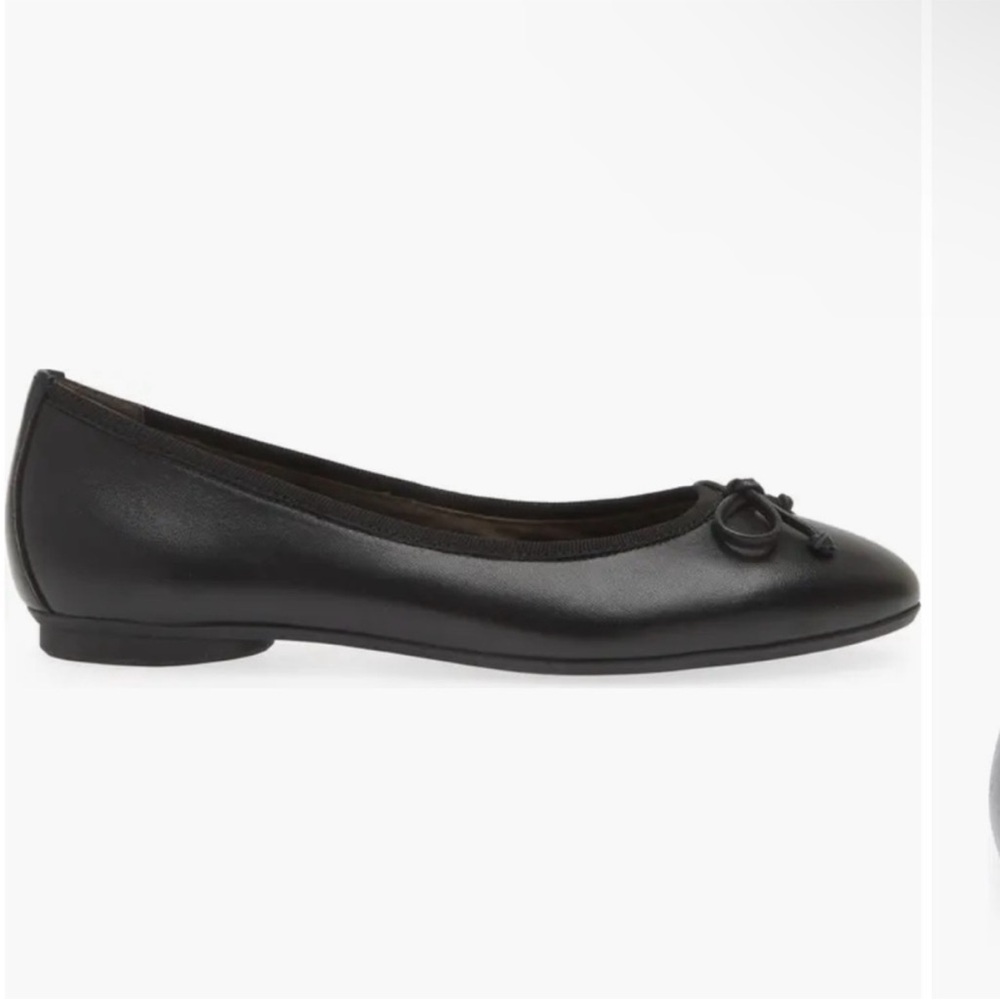 Paul Green Ursula Ballet Black Leather Flat - Picture 4 of 7